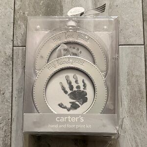 Carter's Silver Hand and Foot Print Kit
